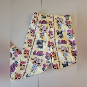 L.O.L. Surprise Light Yellow leggings Girls medium
